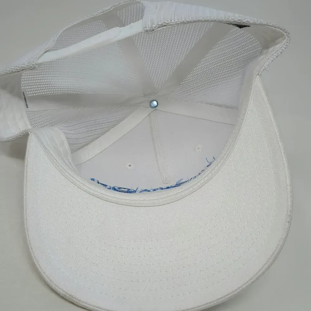 Richardson Trucker Hat White One Size Inverted PowerX Logo Mesh Snapback